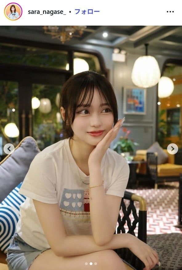 「今日好き」永瀬さら、美脚&デコルテ輝くキャミワンピ姿披露「透明感すごい」「色白で肌綺麗すぎる」と反響