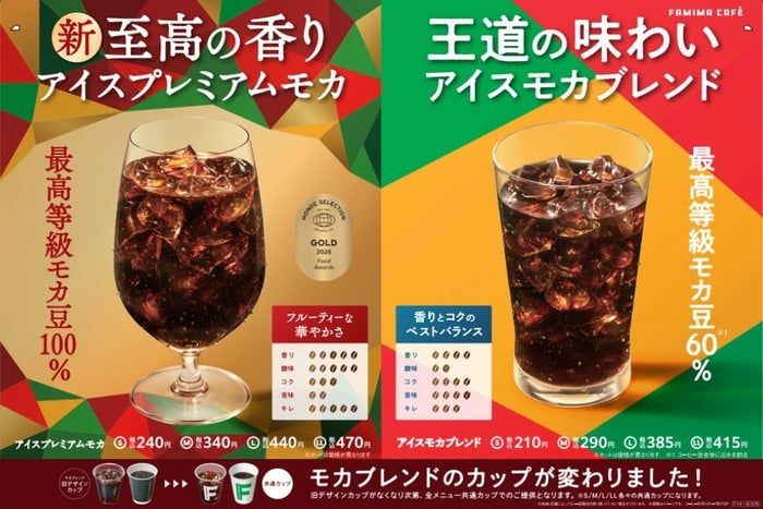 開発期間は2年!ファミマ「プレミアムモカ」今日から 収穫量1%未満の希少豆使用の華やかさと酸味