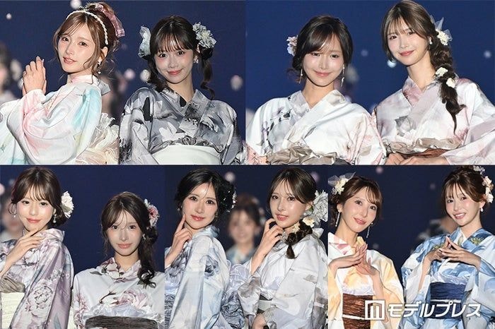 人気キャバ嬢きほ・にじほ・さんご・まみらが浴衣姿で華やかランウェイ「可愛すぎる」「見惚れた」と反響【TGC新潟2026】