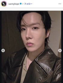 J-HOPE、ワールドツアー・ベルギー公演のオフショット公開「ギャップがかっこいい」「満喫してる」と反響