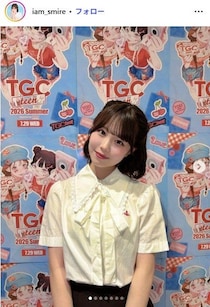 「今日好き」表すみれ、美肩際立つノースリ姿に熱視線「心奪われる美しさ」「どの写真も素敵」
