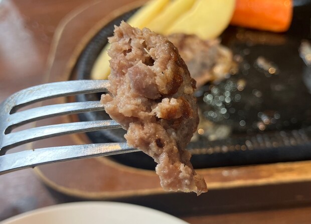 【スエヒロ館】1573円ランチ「国産牛ハンバーグ」食べたら「肉がうますぎる！」一口で衝撃の画像15
