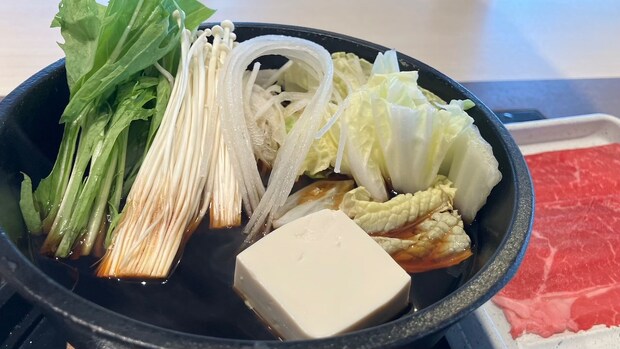 「焼肉きんぐ」のしゃぶしゃぶ食べ放題【ゆず庵】、1089円「すき焼きランチ」は肉が18センチ!!　大満足の内容は？の画像7