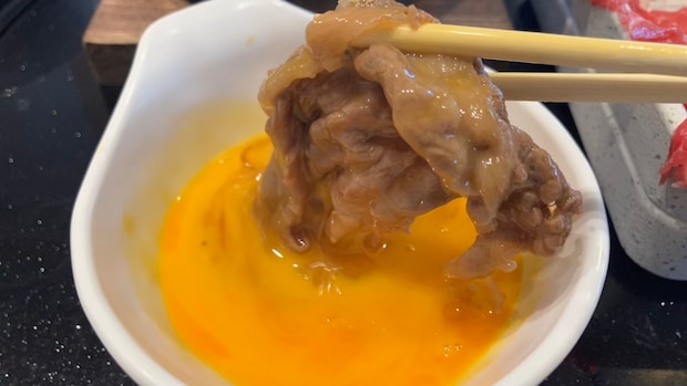 「焼肉きんぐ」のしゃぶしゃぶ食べ放題【ゆず庵】、1089円「すき焼きランチ」は肉が18センチ!!　大満足の内容は？の画像15