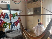 【片付けビフォーアフター】モノが多すぎるリビングが劇的スッキリ！　散らかる原因は大型家具？