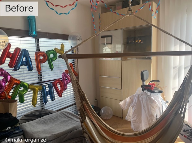 【片付けビフォーアフター】モノが多すぎるリビングが劇的スッキリ! 散らかる原因は大型家具?