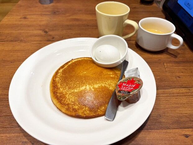 「ほかと明らかに違う！」【ガスト】600円「モーニング」はパンケーキが独特！見た目は「どら焼きの皮」？の画像4