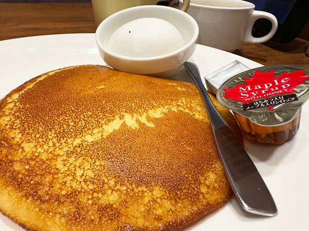 「ほかと明らかに違う！」【ガスト】600円「モーニング」はパンケーキが独特！見た目は「どら焼きの皮」？の画像5