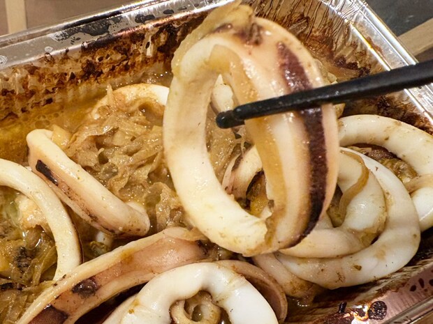 「ああten 、うまい」【角上魚類】580円「いか漁師焼き」が旨味爆弾！　直火OKの半調理商品、BBQにも最適の画像8