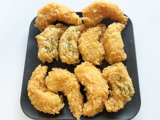 【角上魚類】えびフライ10個ぎっしり「500円おつまみ」が「激うま！」オーロラソースが合う！の画像6