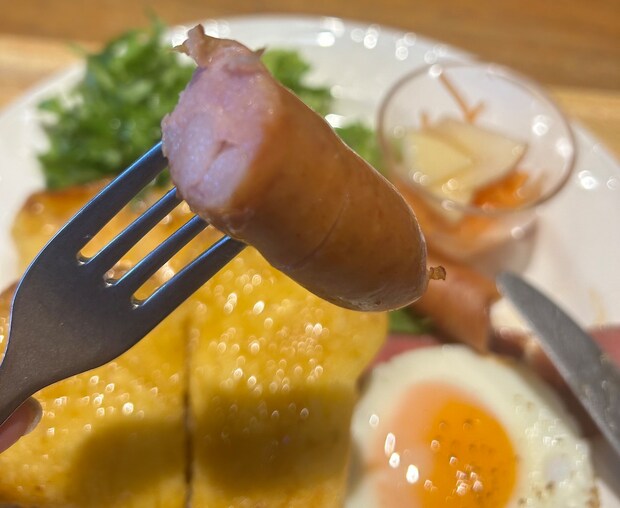 関西発のチェーン【上高地あずさ珈琲】1210円「絶品モーニング」の画像4