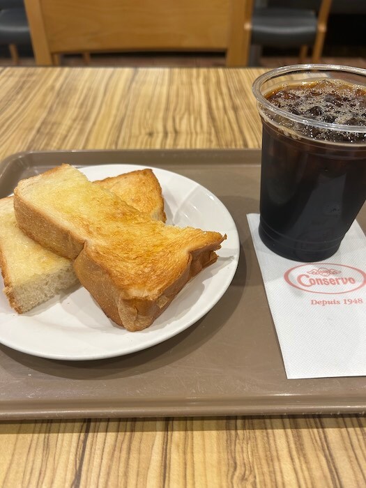 関西の老舗ベーカーリーカフェ【コンセルボ】430円「バターたっぷりモーニング」とは？　塩気がたまらない！の画像3