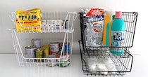 【ダイソー】積み重ねできる「ワイヤーバスケット」活用アイデア7！　キッチン戸棚に最適
