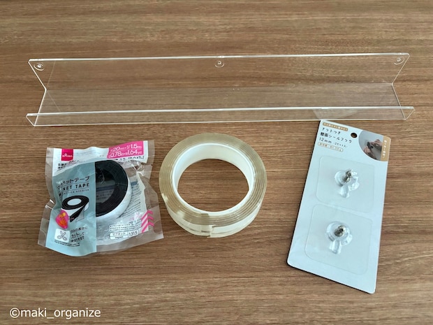 【無印良品】890円「壁に付けられるアクリルディスプレイ」の画像7