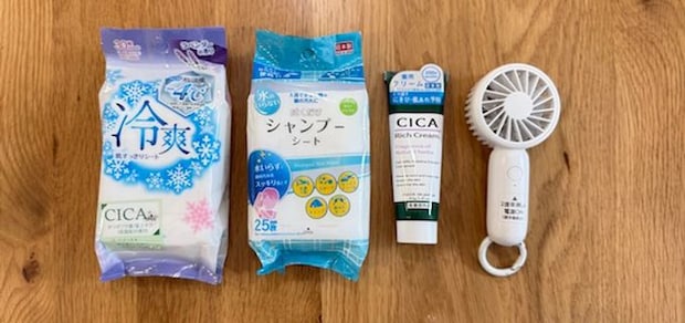 ダイソーで発見！ 夏の汗対策や災害時に役立つ便利グッズ