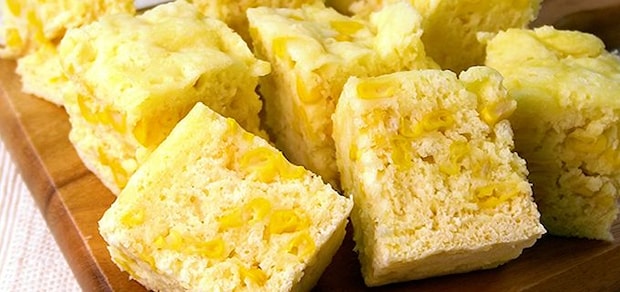レンジで作る! コーン蒸しパン