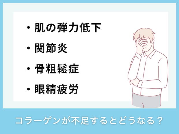コラーゲンが不足すると現れる症状