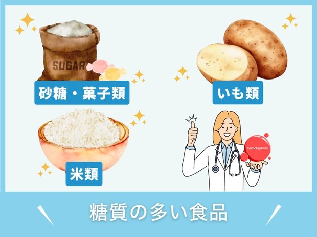 糖質の多い食品