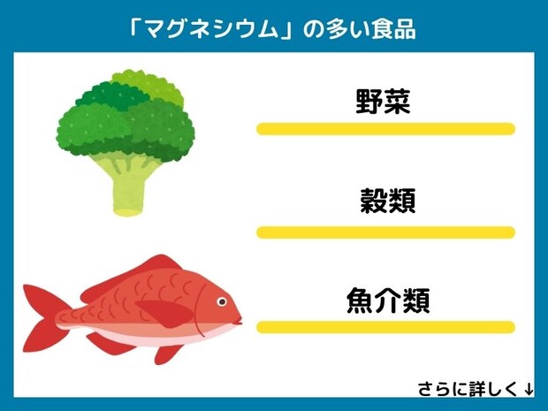 マグネシウムの多い食品
