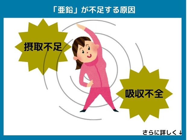 亜鉛が不足する原因