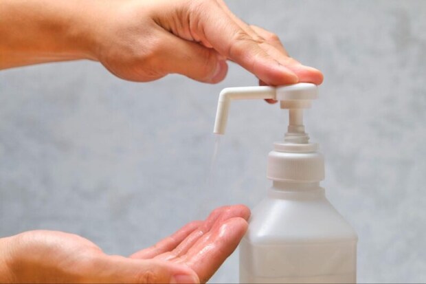 手の消毒