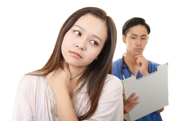 医師の診断が気になる女性