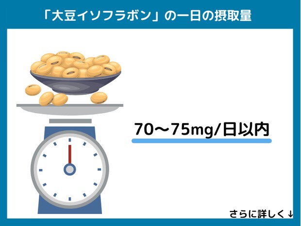大豆イソフラボンの一日の摂取量