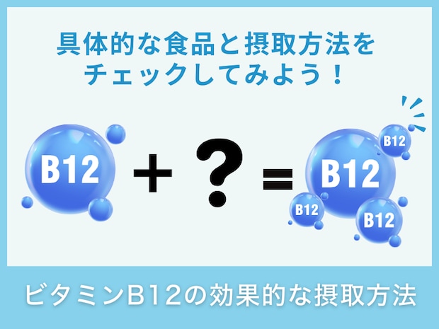 ビタミンB12の効率的な摂取方法