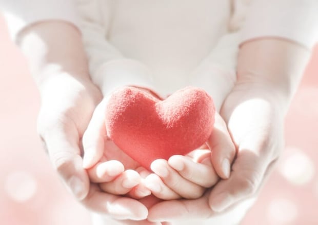 ハートを持つ親子