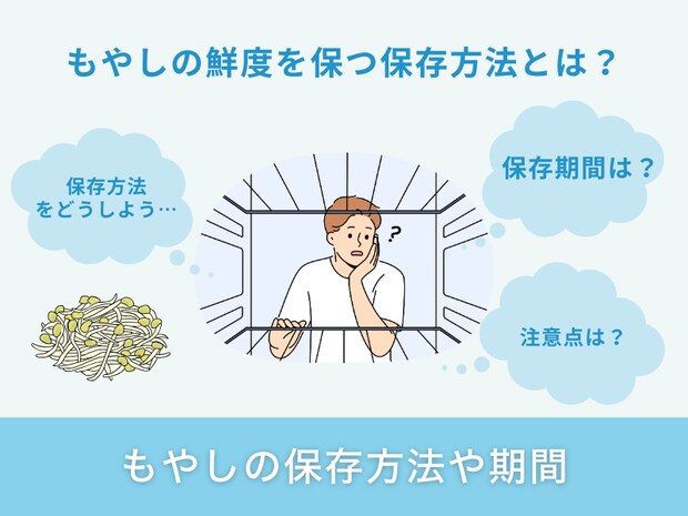 もやしの保存方法や期間