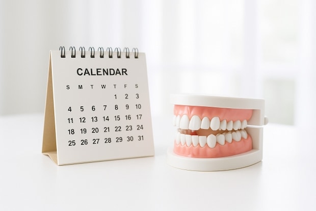 入れ歯の型取りから完成までの期間の目安