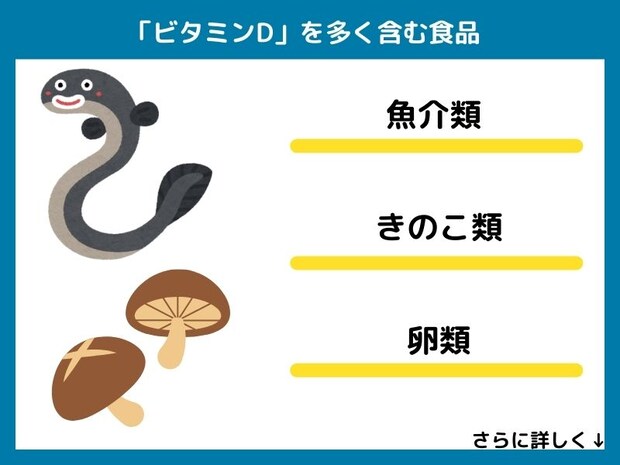 ビタミンDを多く含む食品