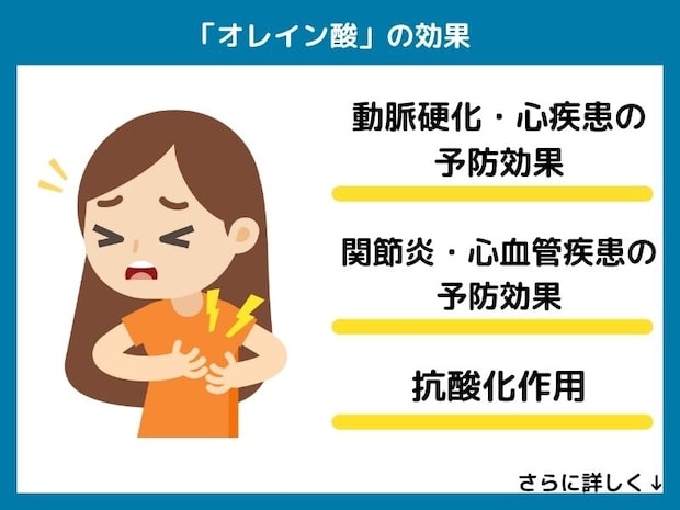 オレイン酸の効果