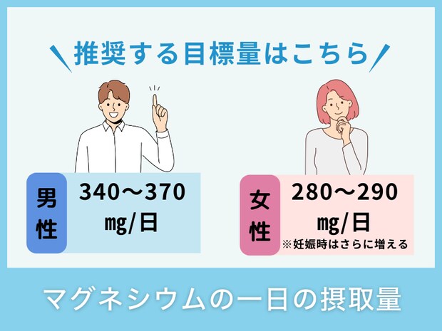 マグネシウムの一日の摂取量