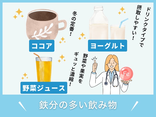 鉄分の多い飲み物