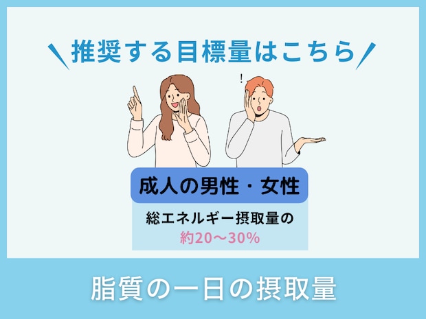 脂質の一日の摂取量