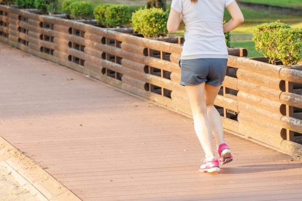 公園のランニング風景