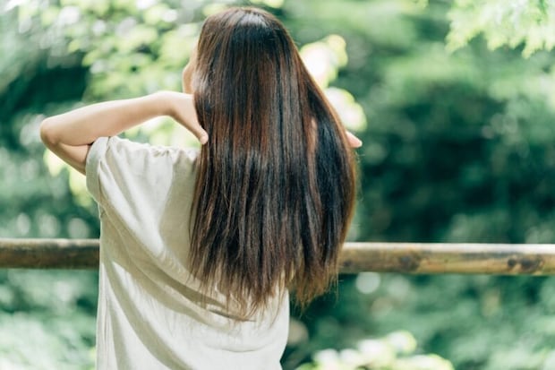 綺麗な髪の女性