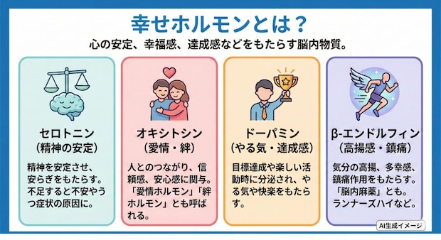 「幸せホルモン」とは？