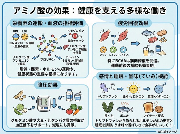 アミノ酸の効果