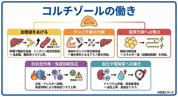 コルチゾールの働き