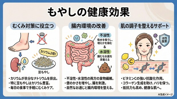 もやしの健康効果