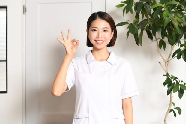 医療従事者の女性