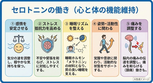 セロトニンの働き