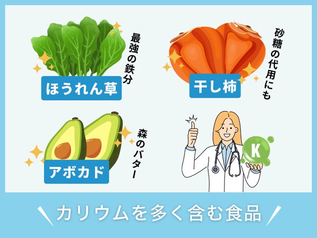 カリウムを多く含む食品