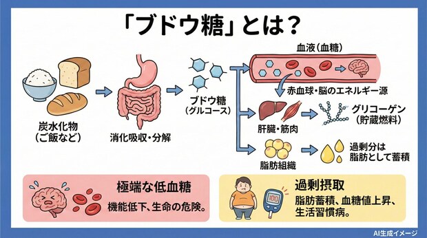 「ブドウ糖」とは？