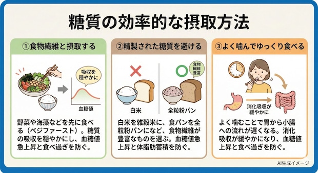 糖質の効率的な摂取方法
