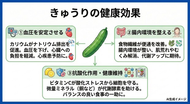 きゅうりの健康効果
