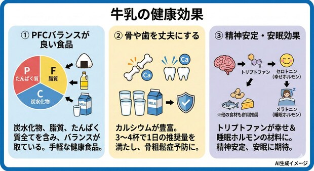 牛乳の健康効果