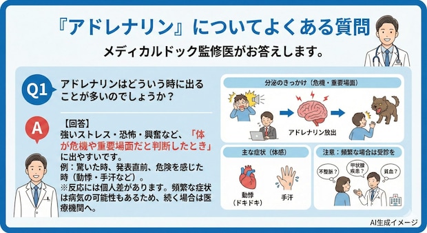「アドレナリン」についてよくある質問